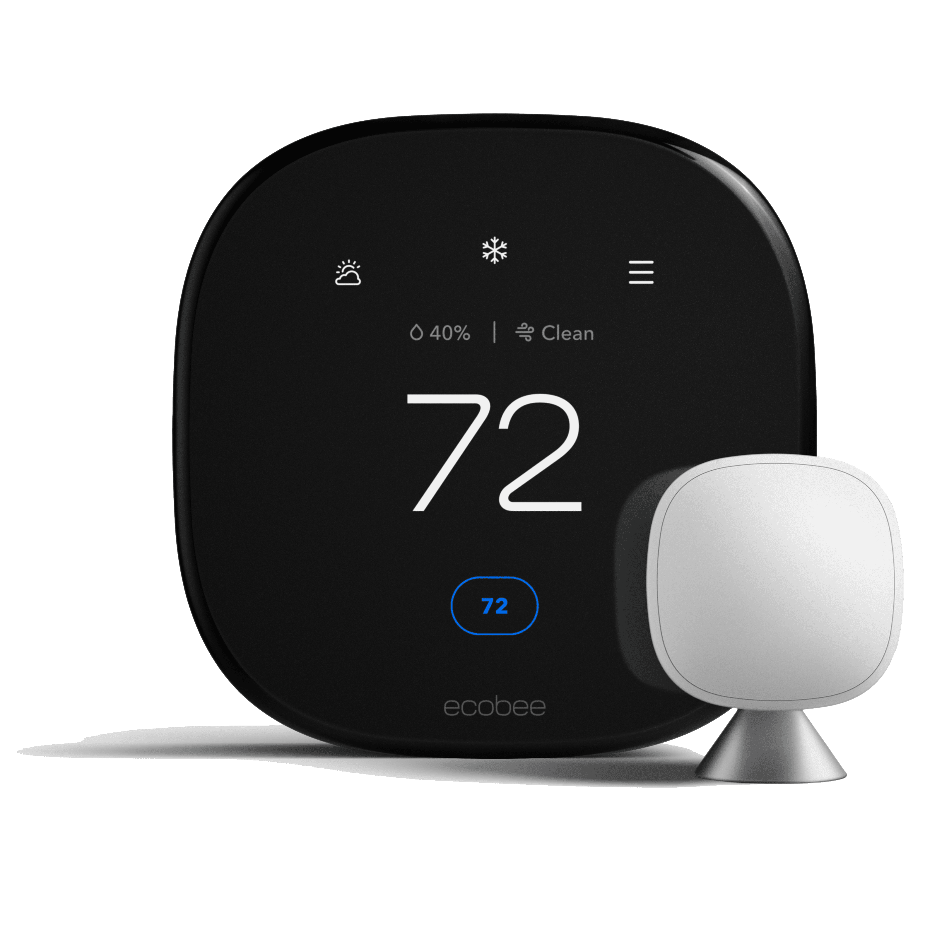 ecobee Smart Thermostat Premium with voice control, powered by Bryant | Model: EB-STATE6BR-01